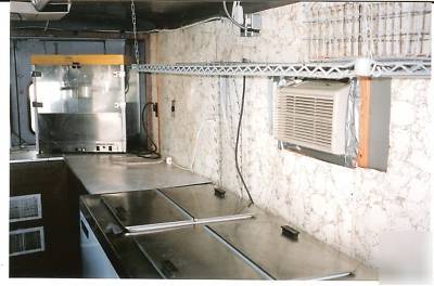 Ice cream truck and diesel self contained generator