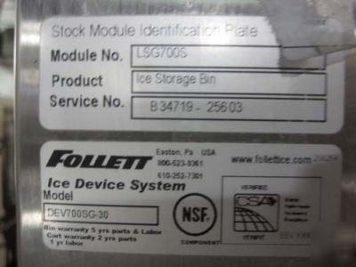 Km-630MAH hoshizaki/follett ice machine 9902