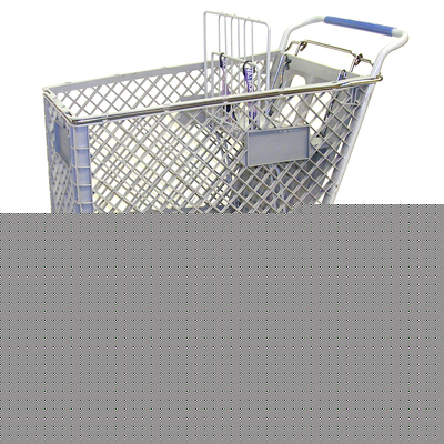 Large plastic shopping carts rehrig lot of 10 carts