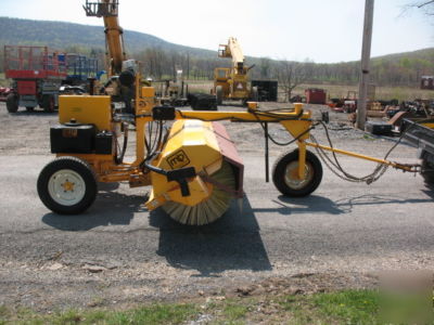 Mb 53MH 9' street sweeper broom towable sweepster nice 