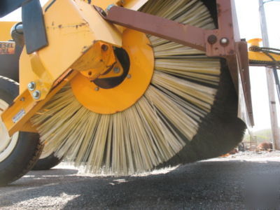 Mb 53MH 9' street sweeper broom towable sweepster nice 