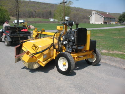 Mb 53MH 9' street sweeper broom towable sweepster nice 