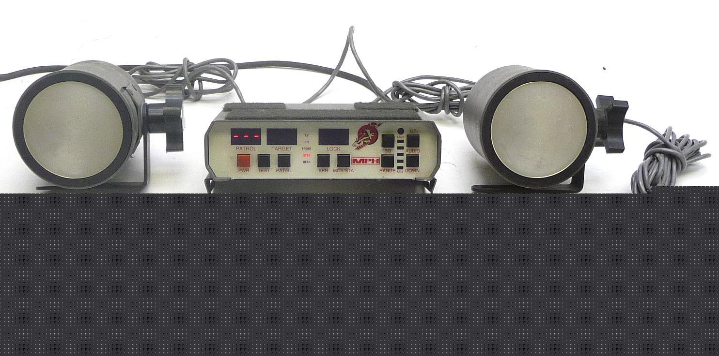 Mph python k-band police dash radar gun dual antenna