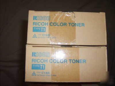 New genuine ricoh color toners mag, yellow,cyan 