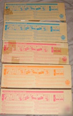 New genuine ricoh color toners mag, yellow,cyan 