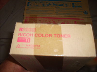 New genuine ricoh color toners mag, yellow,cyan 