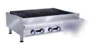 New radiant char-broiler w/ 4 burners - 24''