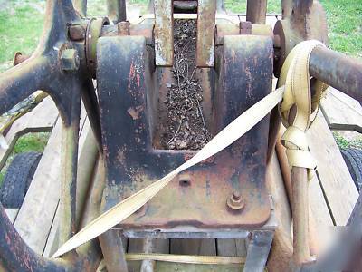 15 hp reid oil field hitt miss gas engine on skid