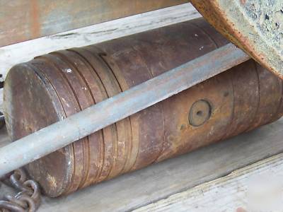 15 hp reid oil field hitt miss gas engine on skid