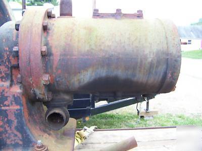 15 hp reid oil field hitt miss gas engine on skid