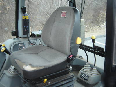 2004 terex TX760 backhoe extend-a-hoe 4X4 cab and heat