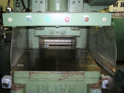 60 ton bliss model 21 1/2B o.b.i. punch press