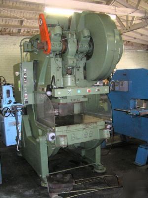 60 ton bliss model 21 1/2B o.b.i. punch press