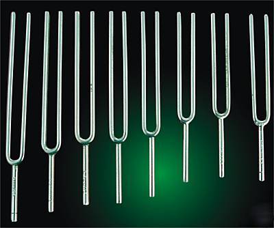 8 steel harmonic spectrum tuning forks educational use