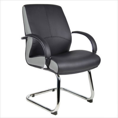 Aaria office verdi guest chair black / black