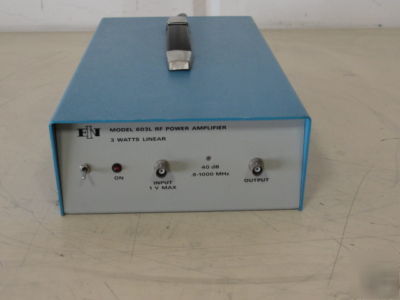 Eni model 603L rf power amplifier