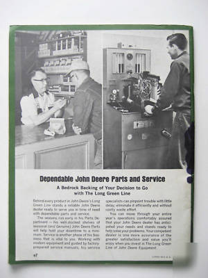 John deere 494 an / 694 an corn planters dealer copy
