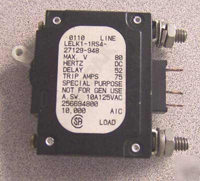LELK1-1RS4-27129-948 airpax 60A circuit breaker LELK1