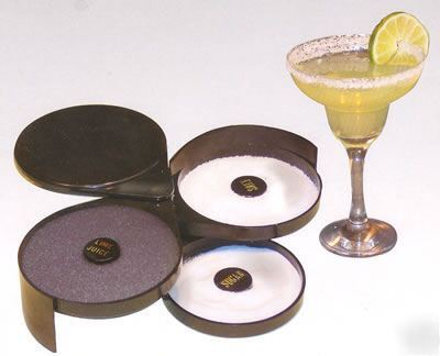 Margarita & martini glass rimmer-salt-sugar-lime