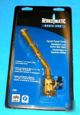 New bernzomatic JT681 pencil flame torch $16