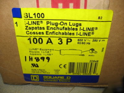 New square d SL100 i-line plug on lugs 100 amp, 3 pole