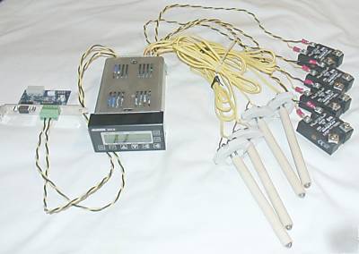 Ramp soak temperature controller kiln ramp pc software