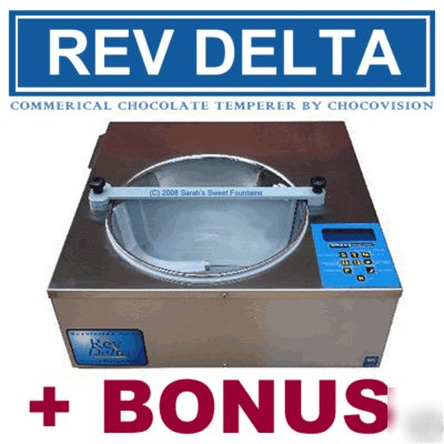 Revolation delta commercial chocolate temperer / melter