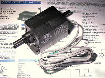 Rotary shaft encoder [rotation counter/incremental cnc?