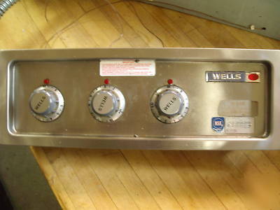 Wells 3 bay steamtable model 300TDM