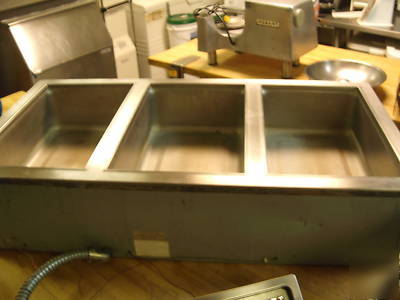 Wells 3 bay steamtable model 300TDM