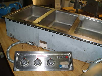 Wells 3 bay steamtable model 300TDM