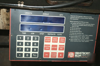 Used marvel 81A10PC fully automatic vertical band saw