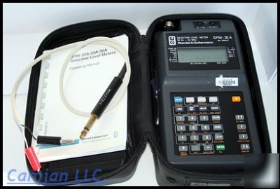 W & g spm-36A selective level meter 50 hz-3.5 mhz