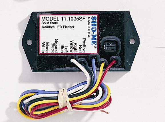 New able-2,sho-me,7-pattern led strobe effect flasher