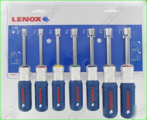 New lenox 22188 7 piece imperial nutdriver set hvac 