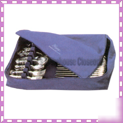 New zippered flatware storage drawer liner in box