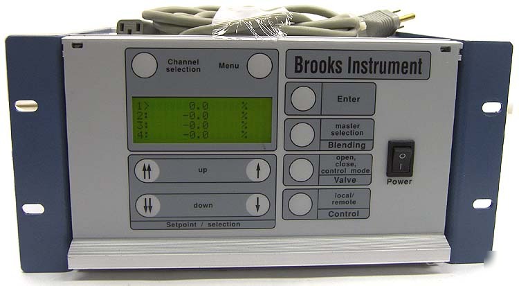 Brooks 0154E flow controller readout digital 4-channel