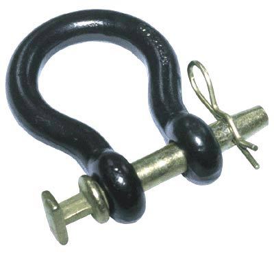 Clevis has heat-treated pin straight