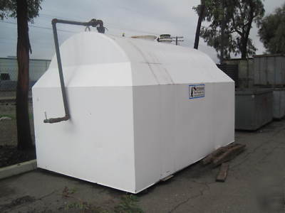Closed top diked above ground tank for flammable liquid