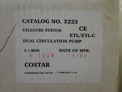 Corning costar cell cube system dual circ pump 3223