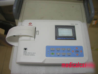 Ecg/ekg digital singel channel ecg electrocardiograph