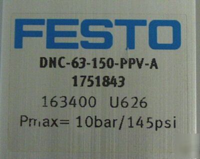 Festo dnc-63-150-ppv-a air cylinder 163400