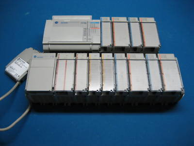 Allen bradley micrologix 1500 plc 12 compact i/o cards
