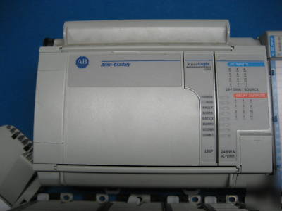 Allen bradley micrologix 1500 plc 12 compact i/o cards