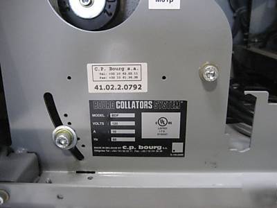 Bourg bdf / bdf-x automated bookletmaker - great shape