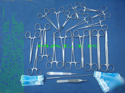 Feline spay pack veterinary instrument forceps scissors