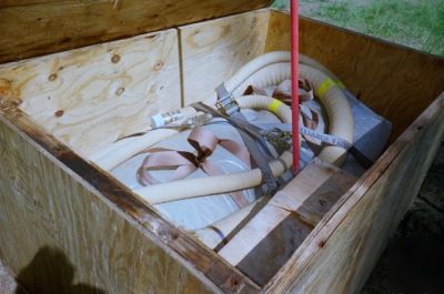  10,000 gallon collapsible fuel / water storage tank