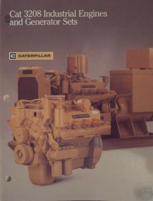 1986 caterpillar 3208 industrial engines brochure