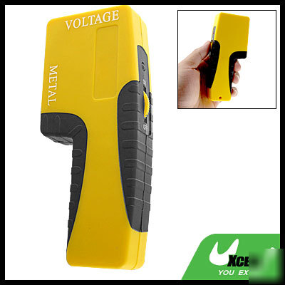 2 in 1 metal voltage current test detector yellow black