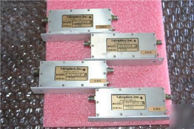 4 units of amplica, inc. rf amplifier...3133HS4-1R